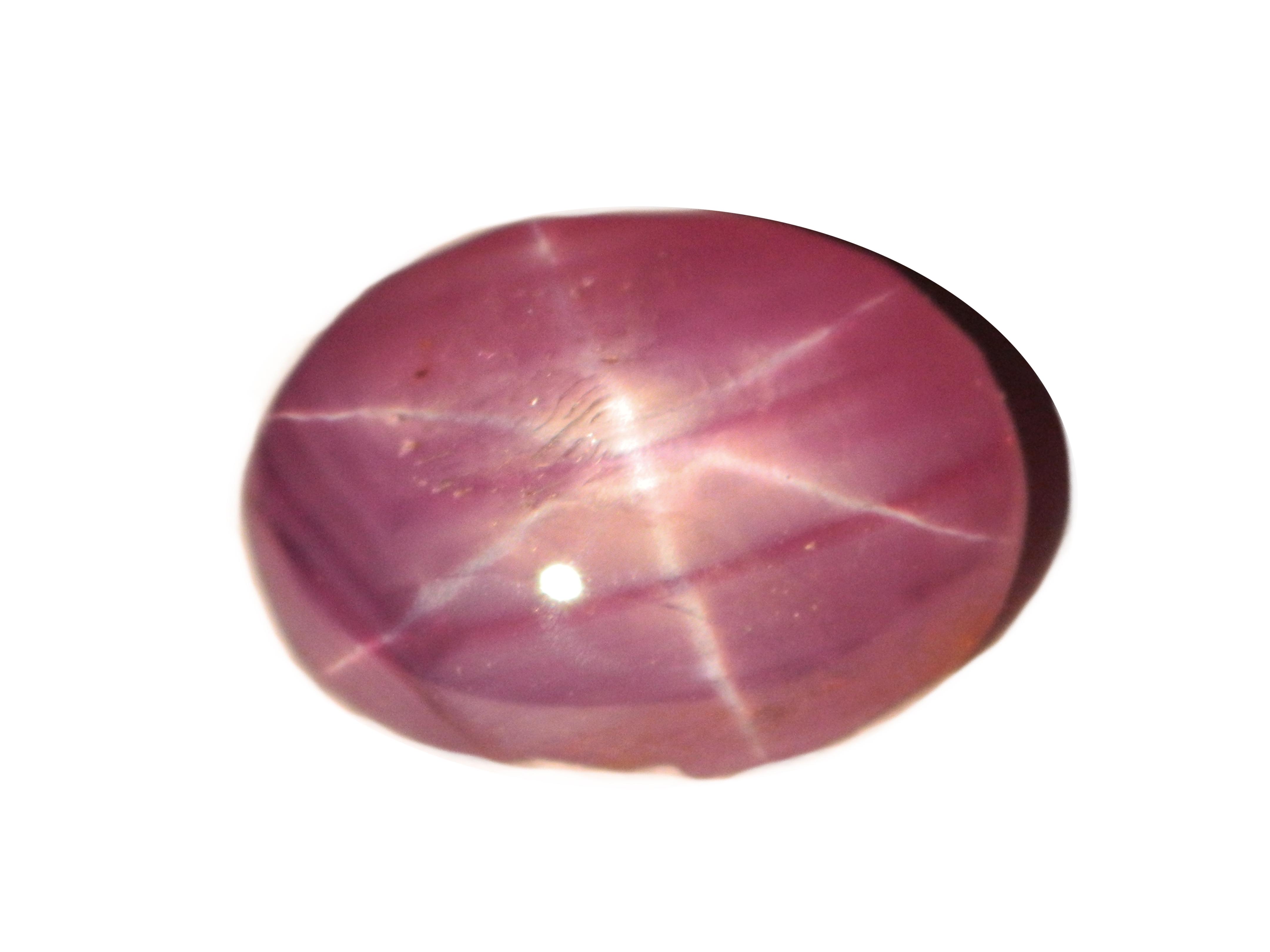 pink star sapphire