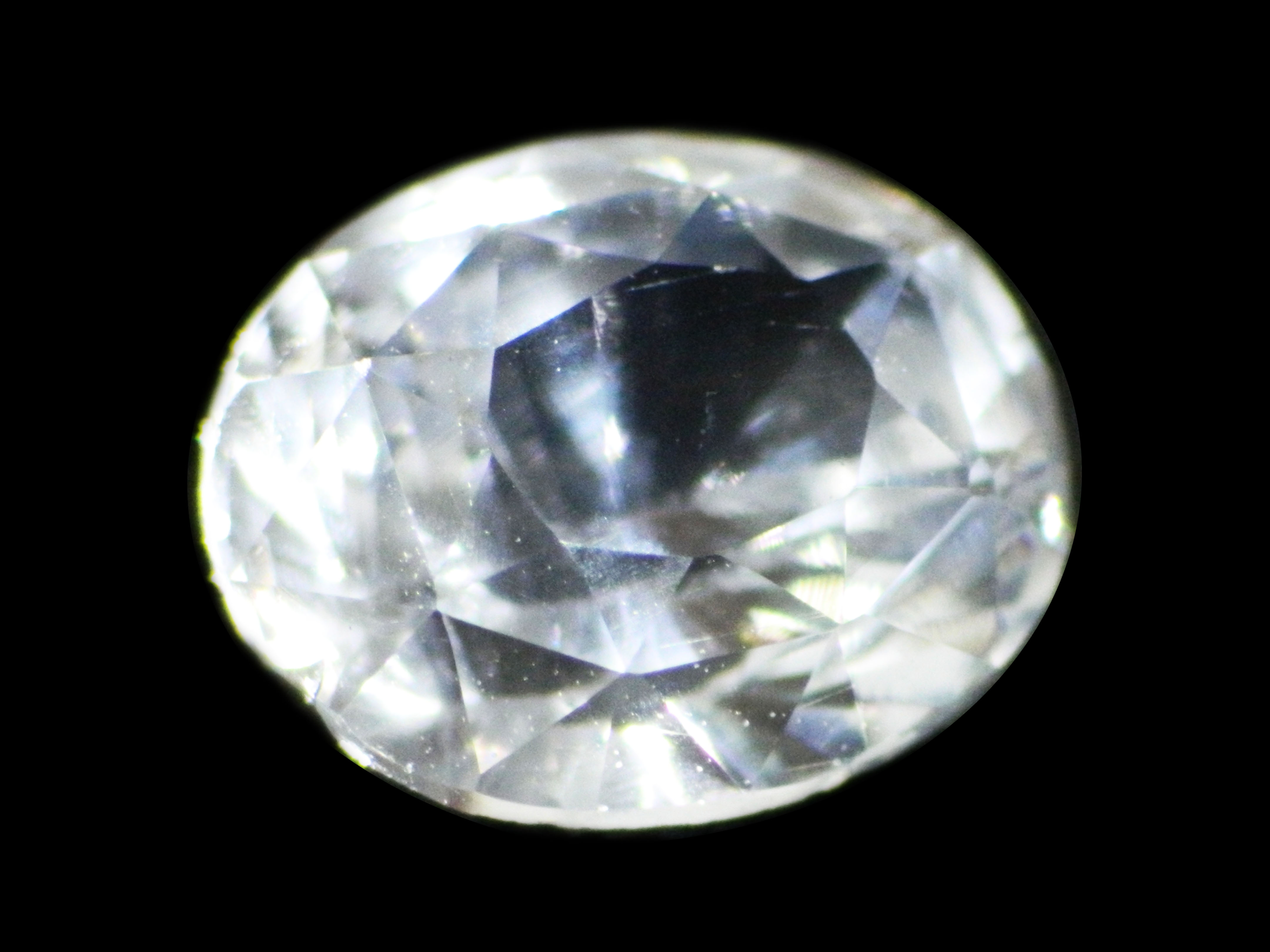 natural white sapphire