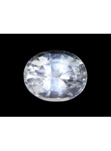 WHITE SAPPHIRE OVAL CUT 0.67 CTS - NATURAL SRI LANKA LOOSE GEMSTONE 14882