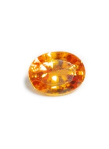 ORANGE SAPPHIRE-NO BERYLIUM 0.93 CTS FLAWLESS 14953 GORGEOUS GEM FOR ENGAGEMENT RING