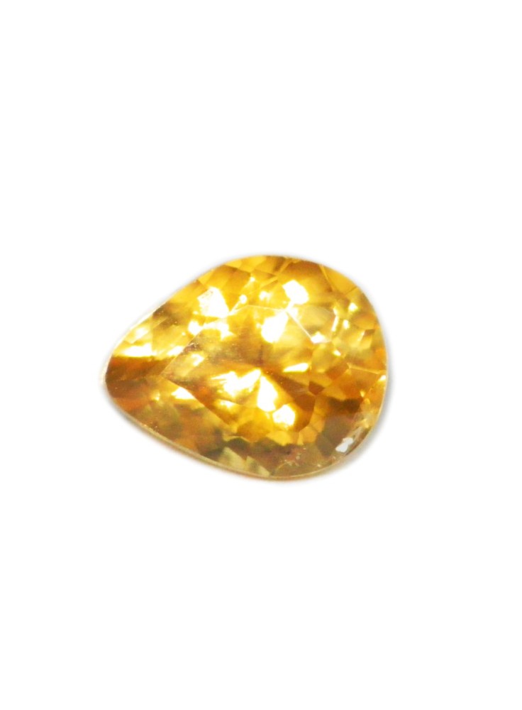 YELLOW SAPPHIRE 0.76 CTS 15705 - GORGEOUS DEEP YELLOW