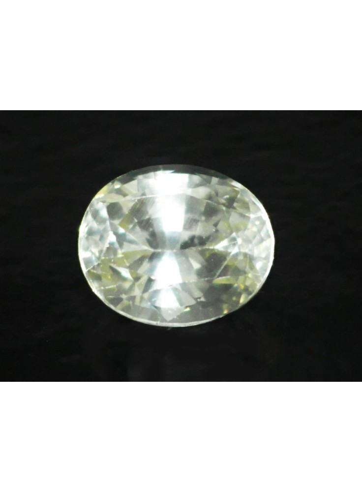 WHITE SAPPHIRE UNHEATED 0.92 CTS 17701 - HIGHLY LUSTROUS GEM