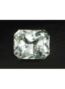 WHITE SAPPHIRE UNHEATED FLAWLESS 1.21 CTS 17809 - A STUNNING BEAUTY