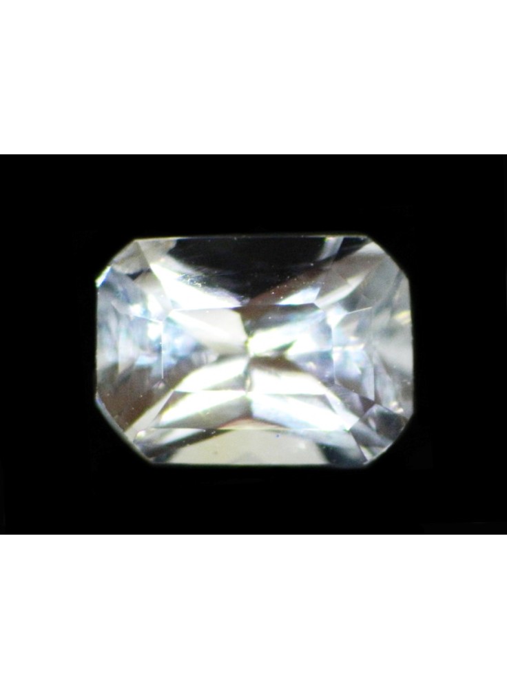 WHITE SAPPHIRE UNHEATED  0.59 CTS - 18061 -  A GEM OF LASTING BEAUTY