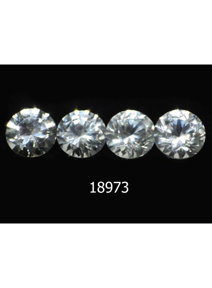 WHITE SAPPHIRE 04 PCS 1.12 CTS 18973 - A GEM OF LASTING BEAUTY
