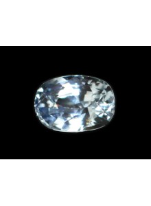 WHITE SAPPHIRE UNHEATED FLAWLESS 1.43 CTS 19052 - HIGHLY LUSTROUS GEM