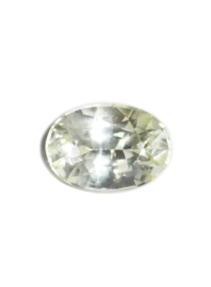 WHITE SAPPHIRE UNHEATED 1.16 CTS 19070 - HIGHLY LUSTROUS GEM