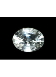 WHITE SAPPHIRE 0.77 CTS 19108 - GORGEOUS GEM FOR ENGAGEMENT RING