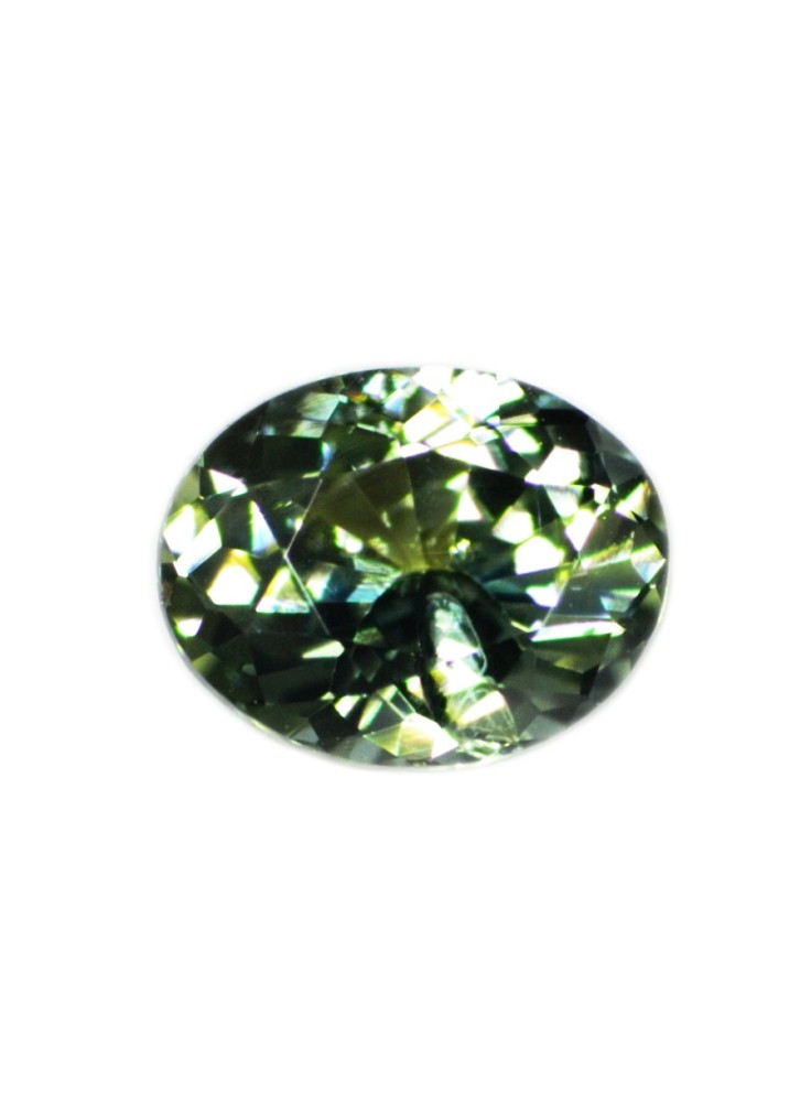 GREEN SAPPHIRE UNHEATED 0.74 CTS 19228 - GORGEOUS GEM FOR ENGAGEMENT RING