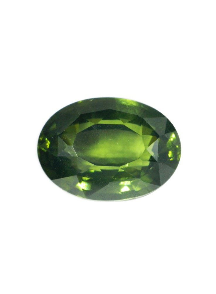 ZIRCON GREEN NATURAL 4.60 CTS 19527 - BEAUTIFUL FOREST GREEN