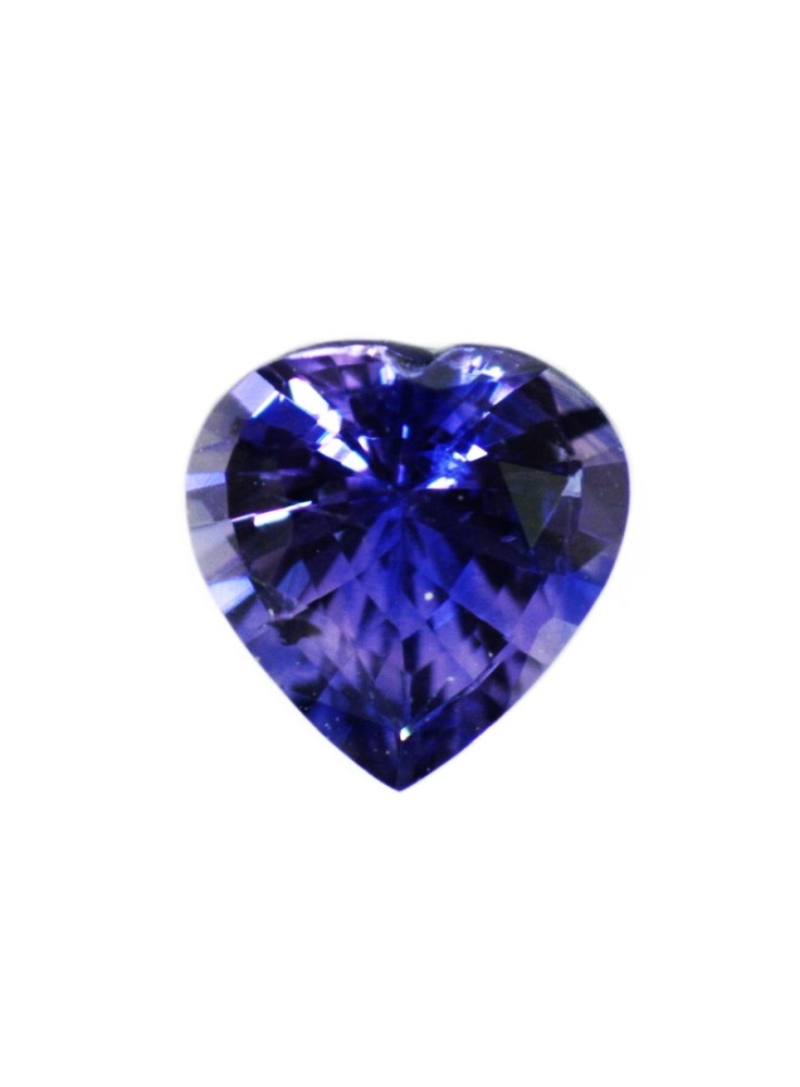VIOLET SAPPHIRE HEART 0.74 Cts 19719 - Gorgeous Gem for Engagement Ring