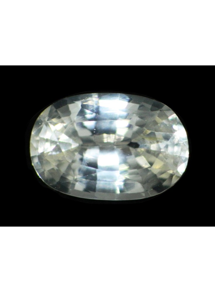 WHITE SAPPHIRE UNHEATED 1.12 Cts 19821 -  HIGHLY LUSTROUS GEM