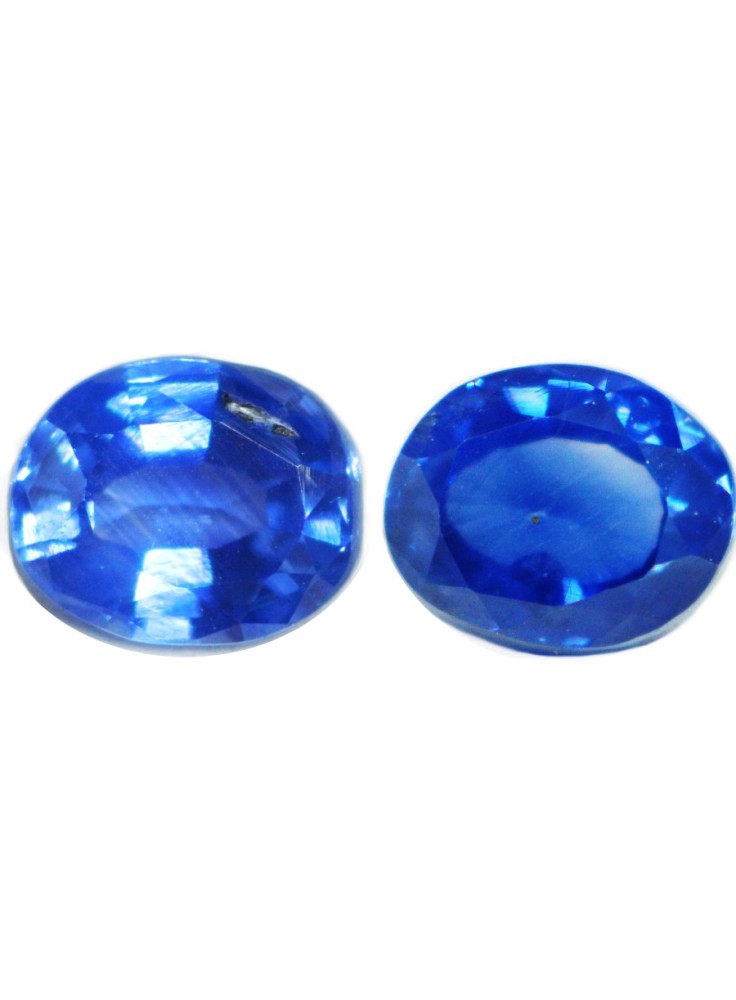 BLUE SAPPHIRE PAIR 0.78 Cts 19883 - Gorgeous Pair for Earrings