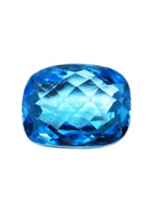 BLUE TOPAZ SWISS BLUE 19.01 Cts 19979 -  GORGEOUS GEM FOR PENDANT 