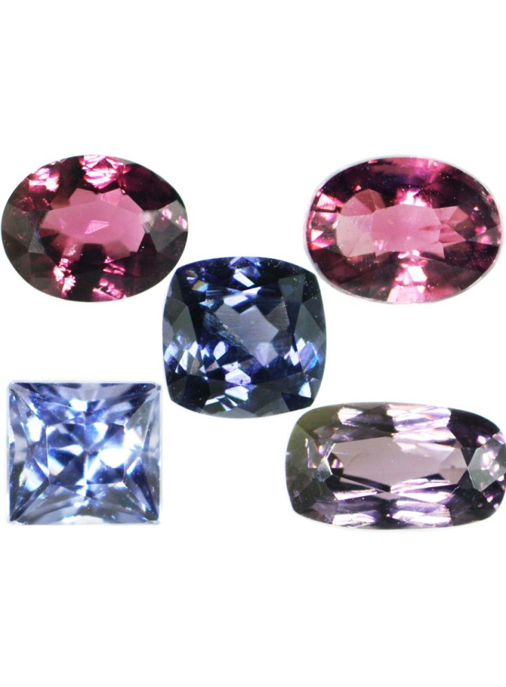 SPINEL LOT 5 PIECES 4.46 CARATS - 20203 HIGHLY LUSTROUS GEM