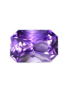 AMETHYST PURPLE OCTAGON SHAPE 1.73 Cts - 21484 BEAUTIFUL DEEP PURPLE 