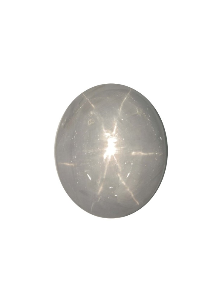 STAR SAPPHIRE 6 RAY OVAL SHAPE 22.85 CARATS - 20382 GORGEOUS GEM FOR ENGAGEMENT RING