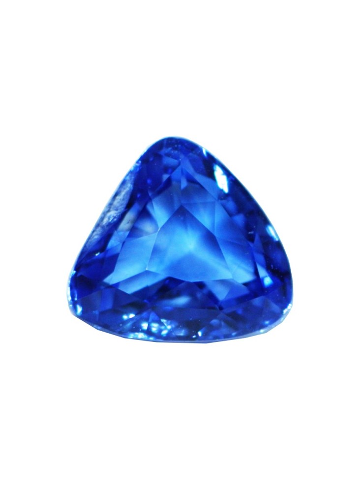 BLUE SAPPHIRE CORNFLOWER BLUE CUSHION TRIANGULAR 1.30 Cts GORGEOUS GEM FOR ENGAGEMENT RING - 20392