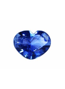 BLUE SAPPHIRE CORNFLOWER BLUE 0.88 Cts HEART SHAPE NATURAL CEYLON LOOSE GEMSTONE 