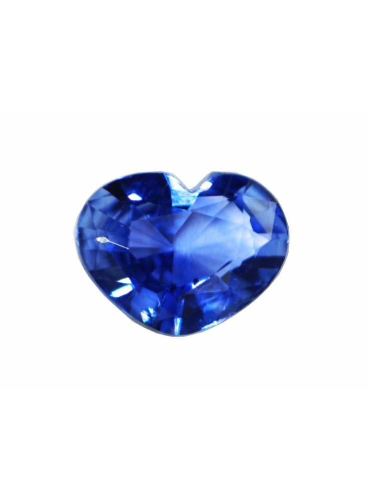 BLUE SAPPHIRE CORNFLOWER BLUE 0.88 Cts HEART SHAPE NATURAL CEYLON LOOSE GEMSTONE