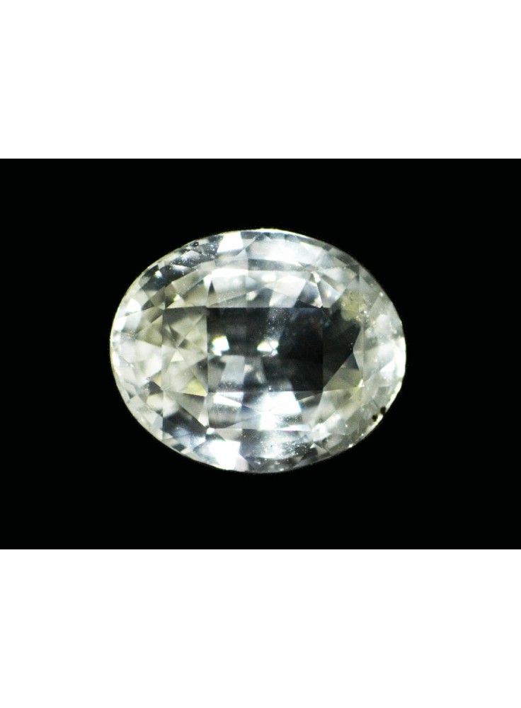 WHITE SAPPHIRE 2.57 CTS - NATURAL SRI LANKA LOOSE GEMSTONE 20864