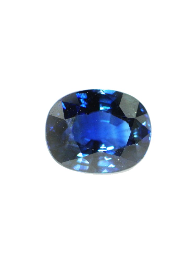 Blue Sapphire Royal Blue 1.26 Cts Natural Sri Lanka Loose Gemstone 21001