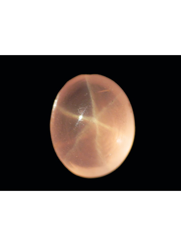 Pink Star Quartz 6 Ray 1.81 Cts Natural Sri Lanka Loose Gemstone 21006