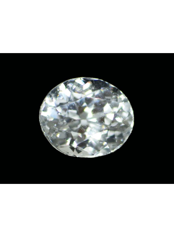 WHITE SAPPHIRE HIGHLY LUSTROUS 1.04 CTS - NATURAL SRI LANKA LOOSE GEMSTONE 21045