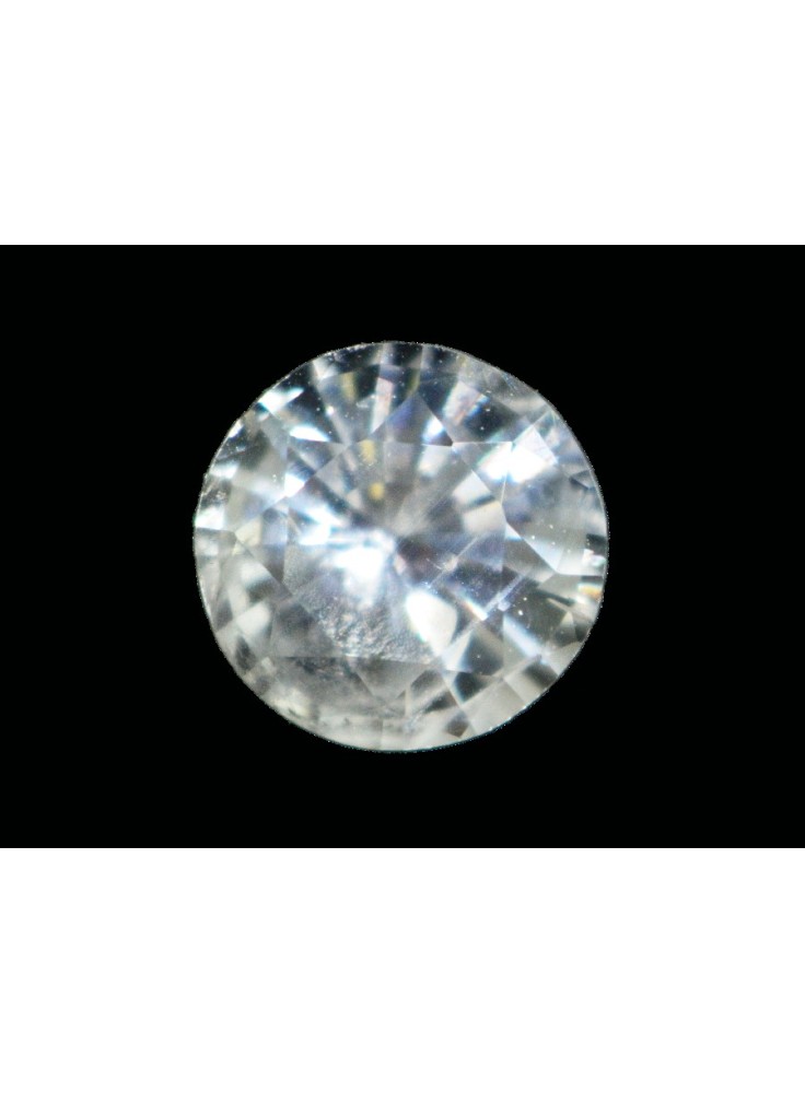 WHITE SAPPHIRE UNHEATED HIGHLY LUSTER 1.32 Cts NATURAL SRI LANKA LOOSE GEMSTONE