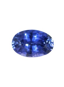 CERTIFIED BLUE SAPPHIRE ROYAL BLUE 0.45 CTS - OVALCUT CEYLON LOOSE GEM - 21188
