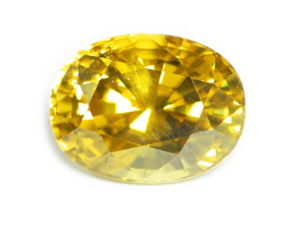 ZIRCON GOLDEN BROWN 4.81 CTS - NATURAL CEYLON LOOSE GEM - 13848