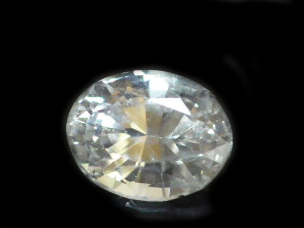 WHITE SAPPHIRE UNHEATED 1.16 CTS 18695 - HIGHLY LUSTROUS GEM