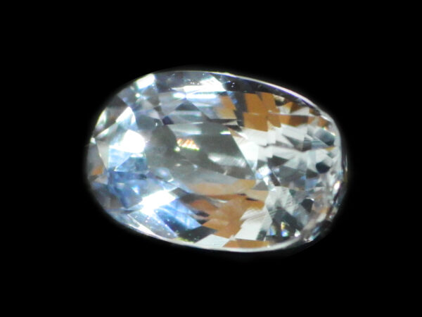 WHITE SAPPHIRE UNHEATED FLAWLESS 1.43 CTS 19052 - HIGHLY LUSTROUS GEM - Image 2