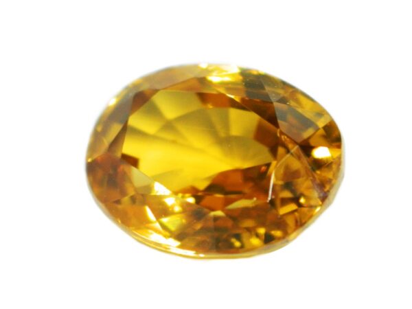 ZIRCON GOLDEN YELLOW 2.71 Cts 19395 - NATURAL SRI LANKA GEMSTONE - Image 2