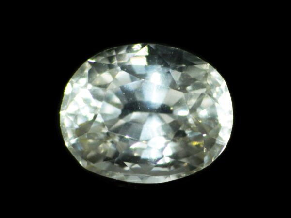 WHITE SAPPHIRE UNHEATED FLAWLESS 1.71 CTS 19587 - HIGHLY LUSTROUS GEM - Image 4