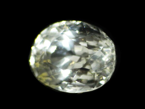 WHITE SAPPHIRE UNHEATED FLAWLESS 1.71 CTS 19587 - HIGHLY LUSTROUS GEM