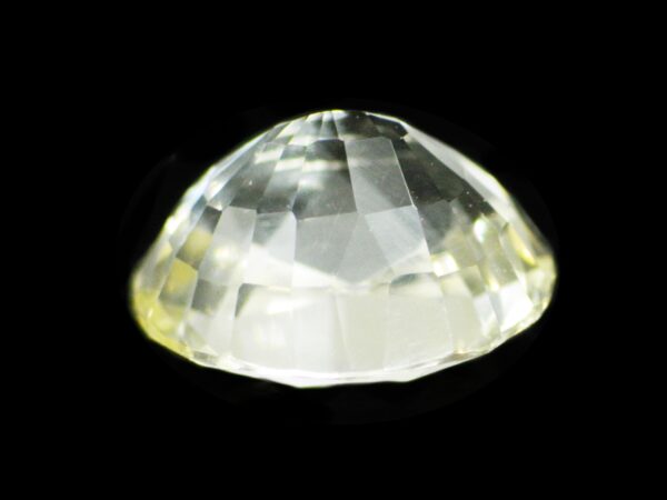 WHITE SAPPHIRE UNHEATED FLAWLESS 1.71 CTS 19587 - HIGHLY LUSTROUS GEM - Image 2