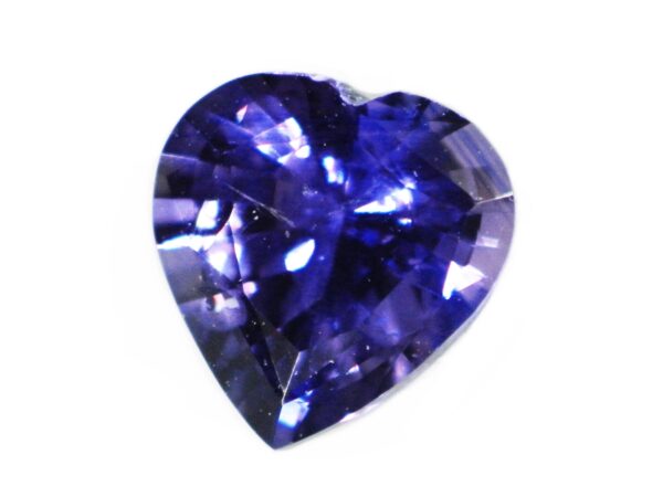 VIOLET SAPPHIRE HEART 0.74 Cts 19719 - Gorgeous Gem for Engagement Ring