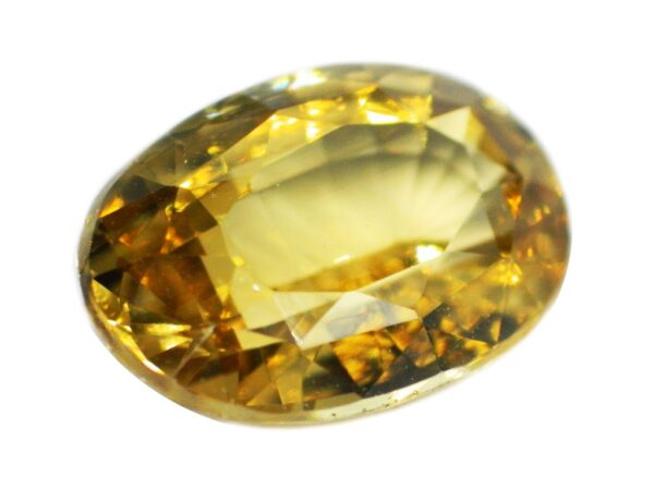 ZIRCON GOLDEN BROWN 3.50 Cts - NATURAL CEYLON GEMSTONE - 20064 - Image 2