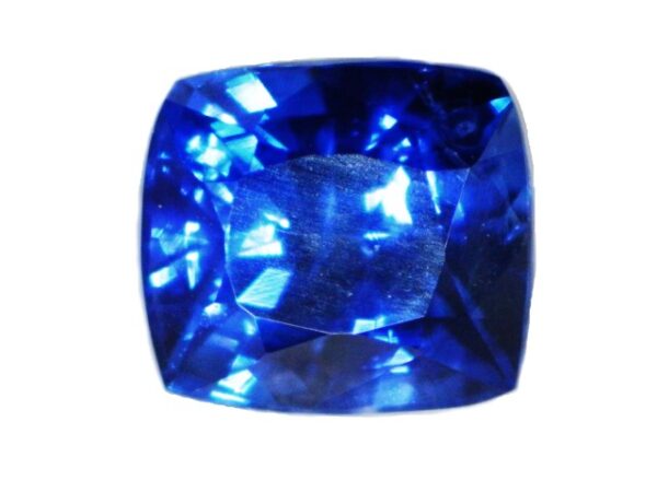 CERTIFIED BLUE SAPPHIRE ROYAL BLUE 0.81 Cts CUSHION SHAPE NATURAL SRI LANKA GEM