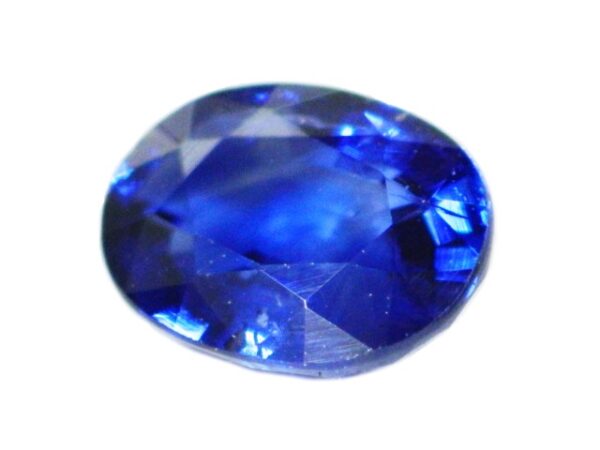 CERTIFIED BLUE SAPPHIRE ROYAL BLUE 0.52 CARATS OVAL SHAPE NATURAL SRI LANKA GEM - Image 3