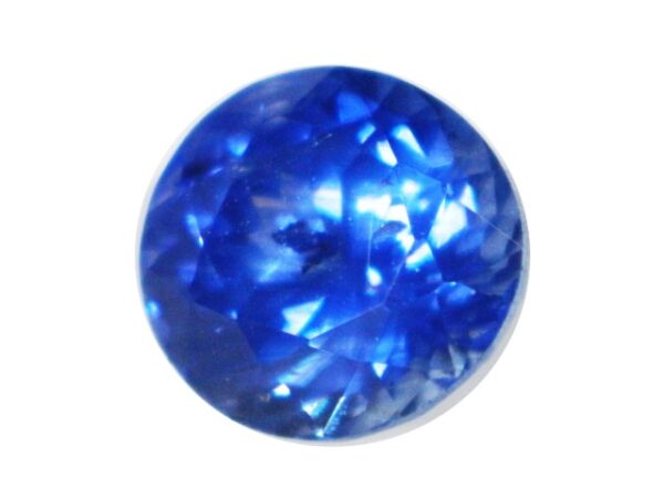 CERTIFIED BLUE SAPPHIRE ROYAL BLUE ROUND SHAPE 0.52 CARATS CEYLON LOOSE GEMSTONE