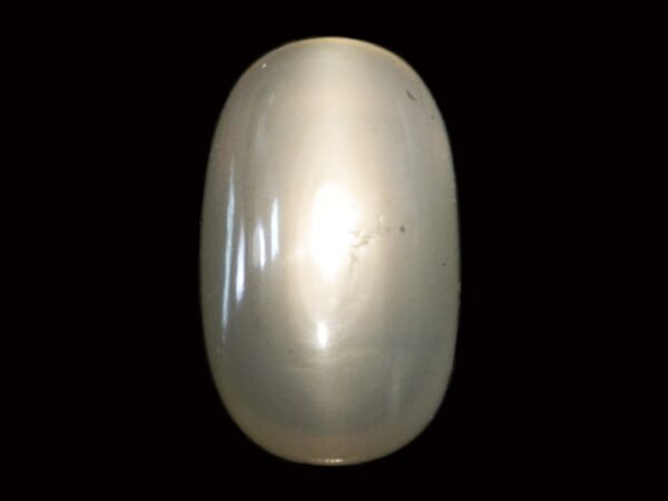 MOONSTONE CATS EYE LIGHT GREY OVAL SHAPE 12.23 Cts - SRI LANKA NATURAL GEMSTON