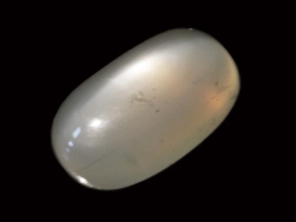 MOONSTONE CATS EYE LIGHT GREY OVAL SHAPE 12.23 Cts - SRI LANKA NATURAL GEMSTON - Image 2