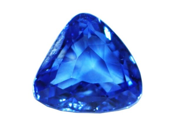 BLUE SAPPHIRE CORNFLOWER BLUE CUSHION TRIANGULAR 1.30 Cts SRI LANKA NATURAL GEM