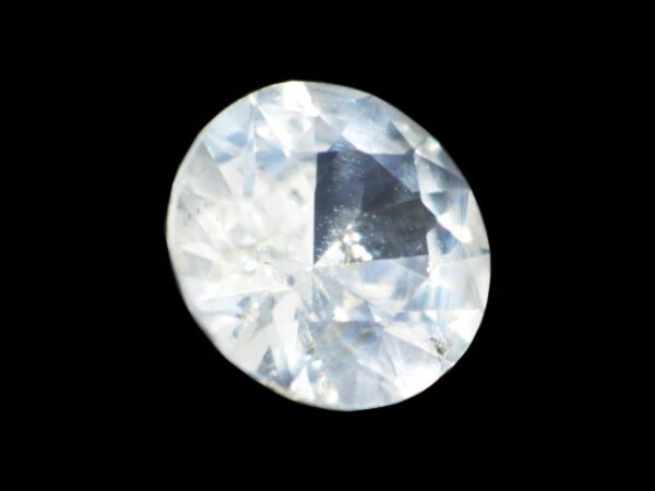 CERTIFIED WHITE SAPPHIRE UNHEATED 0.96Cts ROUND NATURAL SRI LANKA GEMSTONE 20404 - Image 2