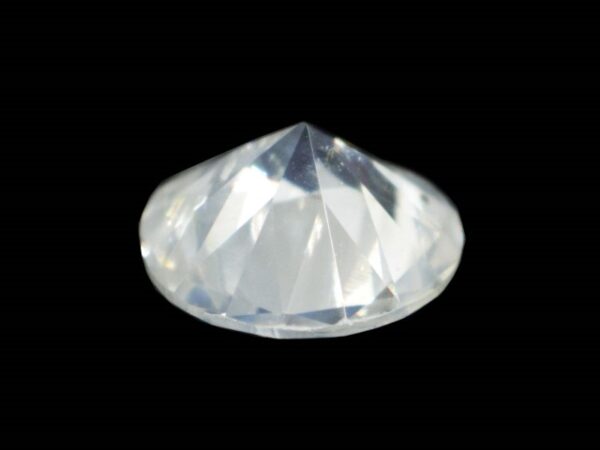 CERTIFIED WHITE SAPPHIRE UNHEATED 0.96Cts ROUND NATURAL SRI LANKA GEMSTONE 20404 - Image 3