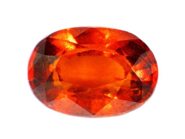 HESSONITE GARNET 3.89 CARATS OVAL SHAPE NATURAL SRI LANKA LOOSE GEMSTONE 20419