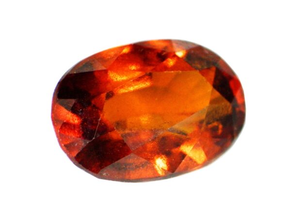 HESSONITE GARNET 3.89 CARATS OVAL SHAPE NATURAL SRI LANKA LOOSE GEMSTONE 20419 - Image 2