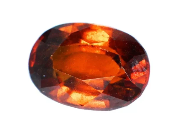 HESSONITE GARNET 3.89 CARATS OVAL SHAPE NATURAL SRI LANKA LOOSE GEMSTONE 20419 - Image 4